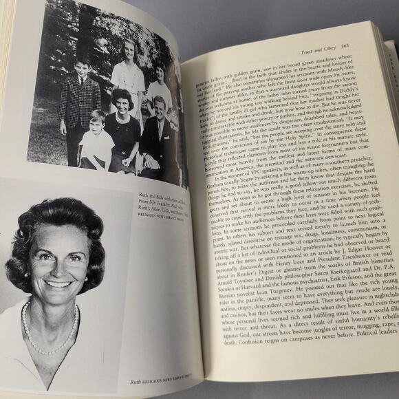 Vintage The Billy Graham Story William Martin 1992 Hardcover Biography Religion - Picture 4 of 15